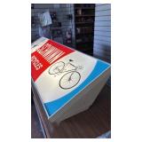 Vintage Schwinn Bicycles Lighted Sign with Clock