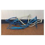 Collection of Vintage Schwinn Bicycle Frames - Ladies