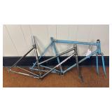 Vintage Schwinn Continental and Ladies World Sport Bicycle Frames