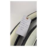 Vintage NEW Carlisle Lightning Dart White Wall Bicycle Tires 26x2.125, Pair