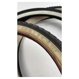 Set of 3 Vintage 20" White Wall Bicycle Tires