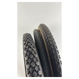 Set of 3 Vintage 20" White Wall Bicycle Tires
