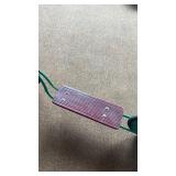 Vintage Green and Red Push Scooter