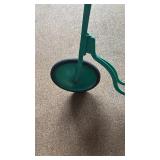 Vintage Green and Red Push Scooter