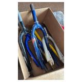 Collection of Vintage Bicycle Forks in Assorted Colors