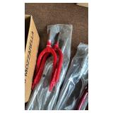 Collection of Vintage Bicycle Forks in Assorted Colors