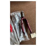 Collection of Vintage Bicycle Forks in Assorted Colors