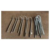 Set of 11 Vintage Bicycle Sissy Bars