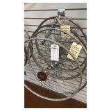 Assorted Vintage Bicycle Wheels with Hubs