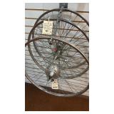 Vintage 26 x 1 3/8 Tandem Bicycle Wheel Set