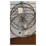 Vintage 26 x 1 3/8 Tandem Bicycle Wheel Set