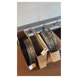 Lot of 14 Vintage Bicycle Rims - Various Sizes