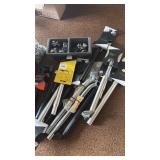 Assorted Bicycle Seat Posts and Accessories