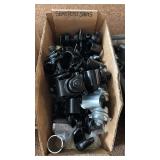 Collection of Vintage Bicycle Seatpost Clamps and Shims