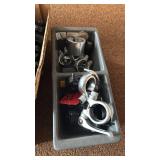 Collection of Vintage Bicycle Seatpost Clamps and Shims