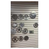 Collection of Vintage Bicycle Chainrings - Assorted Designs