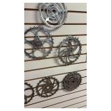 Collection of Vintage Bicycle Chainrings - Assorted Designs
