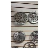 Collection of Vintage Bicycle Chainrings - Assorted Designs