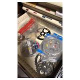 Collection of Mixed Bicycle Chainrings for Variety of Bikes
