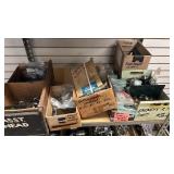 Collection of Vintage Bicycle Parts and Accessories