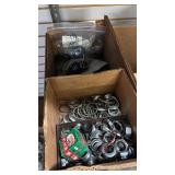 Collection of Vintage Bicycle Parts and Accessories