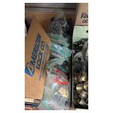 Collection of Vintage Bicycle Parts and Accessories