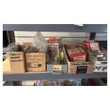 Collection of Vintage Bicycle Parts and Accessories