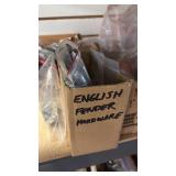 Collection of Vintage Bicycle Parts and Accessories