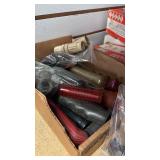 Collection of Vintage Bicycle Parts and Accessories