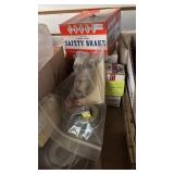 Collection of Vintage Bicycle Parts and Accessories