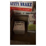 Collection of Vintage Bicycle Parts and Accessories