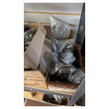 Collection of Vintage Bicycle Parts and Accessories