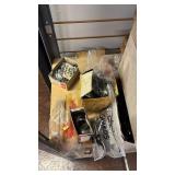 Collection of Vintage Bicycle Parts and Accessories