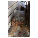 Collection of Vintage Bicycle Parts and Accessories