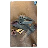 Collection of Vintage Hand Saws with Wood Handles