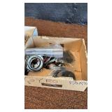 Box of Fuji Derailleur Hangers and Bicycle Gyro Parts