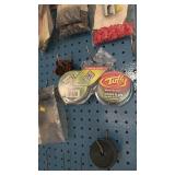 Collection of Bicycle Rim Strips and Valve Parts