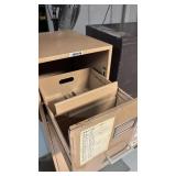 Used Four-Drawer File Cabinet in Tan