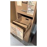 Used Four-Drawer File Cabinet in Tan