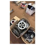 Collection of Small Bicycle Wheels and Tires