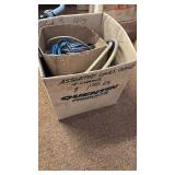 Collection of Assorted Bicycle Chains and Locks