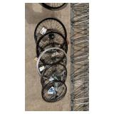 Set of 5 Assorted Bicycle Wheels - 20" and 16" Sizes