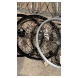 Set of 5 Assorted Bicycle Wheels - 20" and 16" Sizes