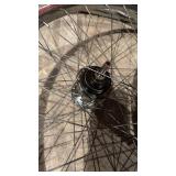 Set of 4 Vintage Bicycle Wheels 26" x 1-3/8" with Shimano Assembly
