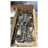 Large Assorted Set of Allen Wrenches in Mixed Sizes