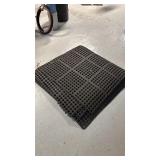 Set of 8 Heavy-Duty Rubber Floor Mats