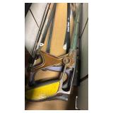 Collection of 5 Mixed Hacksaws with Blades