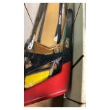 Collection of 5 Mixed Hacksaws with Blades