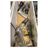 Collection of Pneumatic Air Tools with Assorted Attachments