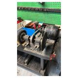 Used General Electric Bench Grinder with Wire Wheel and Disc